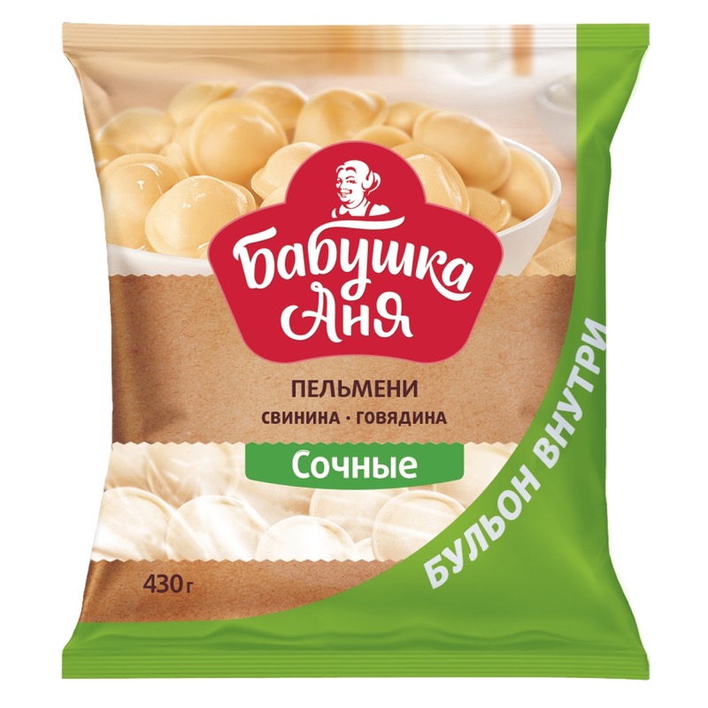 Pielmieni „Babushka Anya – Soczyste” 430 g