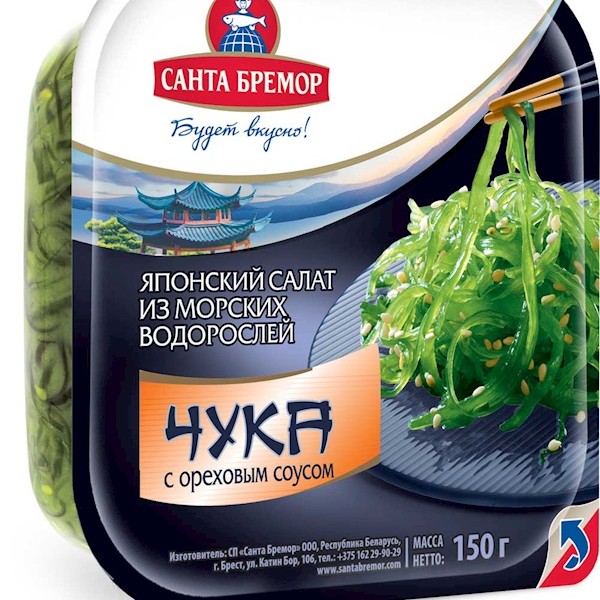 Sałatka z alg morskich „Chuka” w sosie orzechowym 150 g