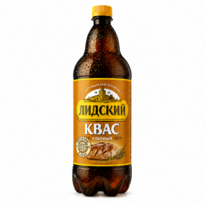 Лидская классическая светлая хлебная квас, 1,5 л