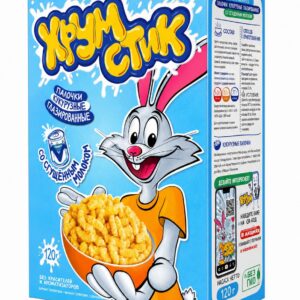 Chrupki kukurydziane z mlekiem słodzonym "Chrumstik" 120 g