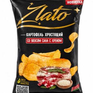 Chipsy Zlato o smaku słoniny z chrzanem