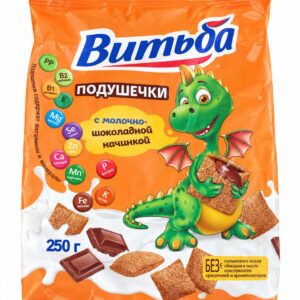 Vitba Poduszki z nadzieniem mleczno-czekoladowym 250 g