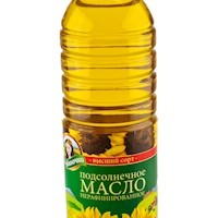 Нерафинированное подсолнечное масло «Ароматное», 1 л